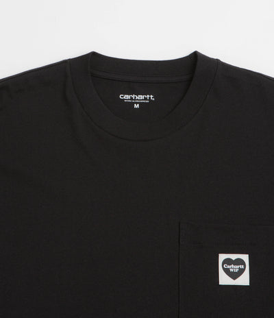 Carhartt Pocket Heart T-Shirt - Black / Black