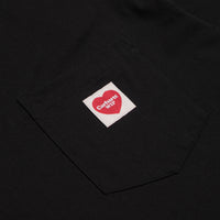 Carhartt Pocket Heart T-Shirt - Black / Red thumbnail