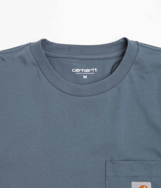 Carhartt Pocket T-Shirt - Storm Blue | Flatspot