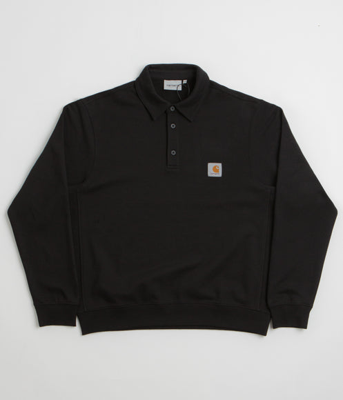 Carhartt Polo Sweatshirt - Black