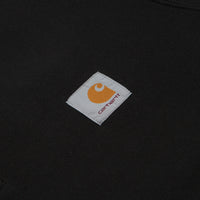 Carhartt Polo Sweatshirt in Black thumbnail