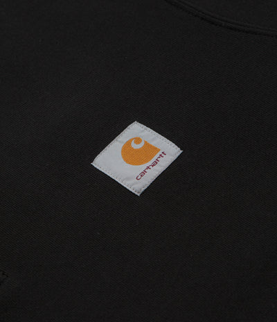 Carhartt Polo Sweatshirt in Black