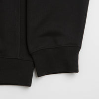 Carhartt Polo Sweatshirt in Black thumbnail