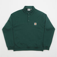 Carhartt Polo Sweatshirt in Dark Fir thumbnail