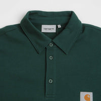 Carhartt Polo Sweatshirt in Dark Fir thumbnail