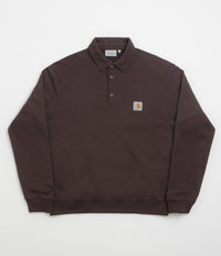Carhartt Polo Sweatshirt in Palisander