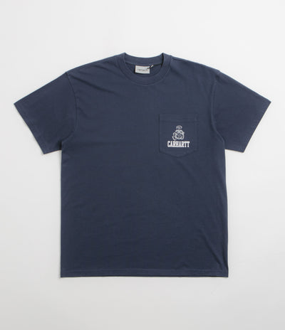 Carhartt Pond Corps Pocket T-Shirt - Blue