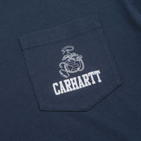 Carhartt Pond Corps Pocket T-Shirt - Blue thumbnail