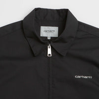 Carhartt Postal Full Zip Short Sleeve Shirt - Black / Wax thumbnail