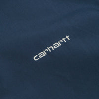 Carhartt Postal Full Zip Short Sleeve Shirt - Blue / Wax thumbnail