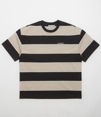 Carhartt Quinby T-Shirt in Quinby Stripe and Black