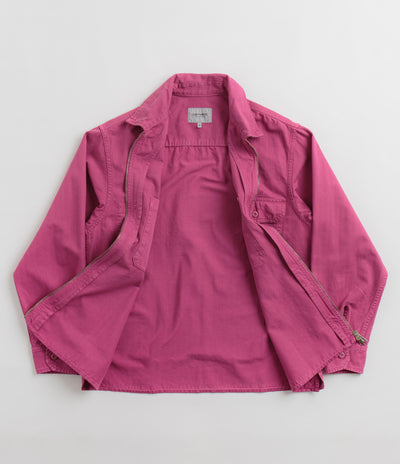 Carhartt Rainer Shirt Jacket in Magenta and Gold