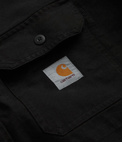 Carhartt Reno Shirt Jacket in Dyed Black