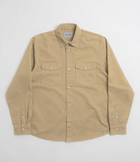 Carhartt Santa Fe Shirt in Dusty Hamilton Brown