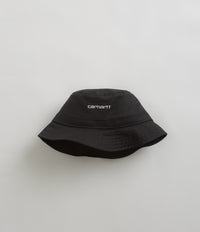 Carhartt Script Bucket Hat in Black and White