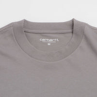 Carhartt Script T-Shirt - Shady Grey / Dark Navy thumbnail