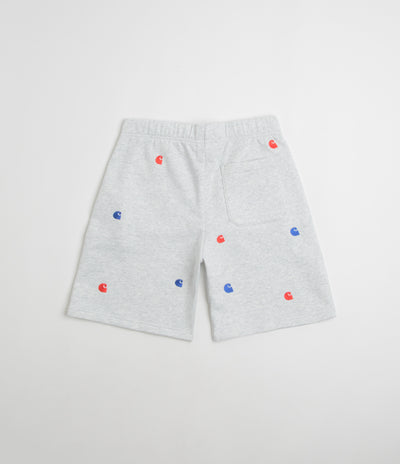 Carhartt Seek Sweat Shorts in Ash Heather