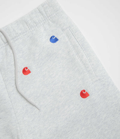 Carhartt Seek Sweat Shorts in Ash Heather