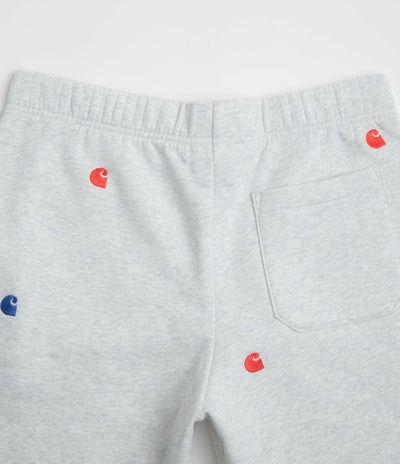 Carhartt Seek Sweat Shorts in Ash Heather