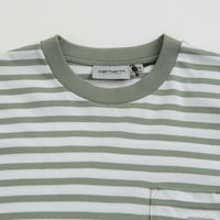 Carhartt Seidler Pocket T-Shirt in Park and White thumbnail