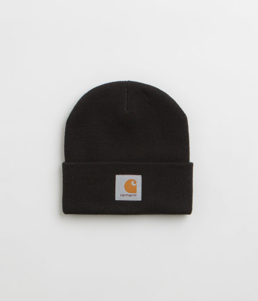 Carhartt Short Watch Hat Beanie in Black