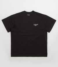 Carhartt Signature Script T-Shirt in Black and White