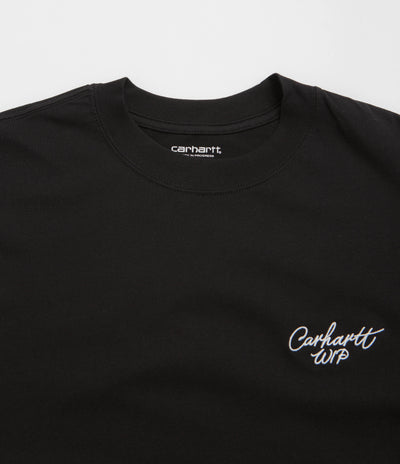 Carhartt Signature Script T-Shirt in Black and White