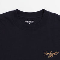 Carhartt Signature Script T-Shirt - Dark Navy / WIP Dusty Hamilton thumbnail