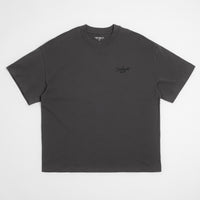 Carhartt Signature Script T-Shirt - Graphite / Dark Scarab thumbnail