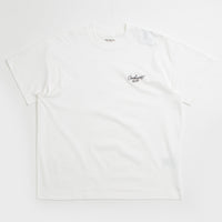 Carhartt Signature Script T-Shirt - White / Black thumbnail
