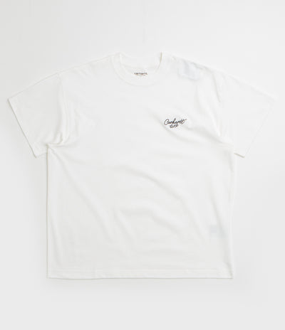 Carhartt Signature Script T-Shirt - White / Black