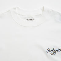Carhartt Signature Script T-Shirt - White / Black thumbnail