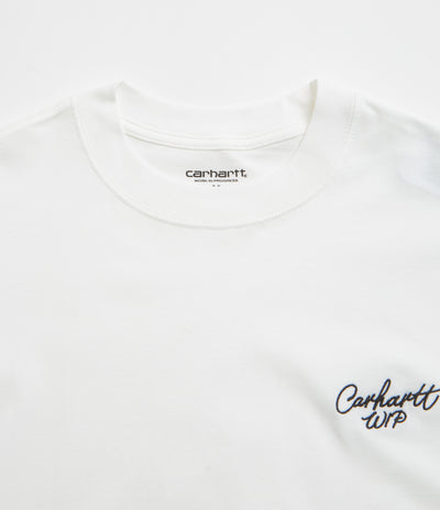Carhartt Signature Script T-Shirt - White / Black