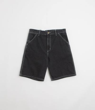Carhartt Simple Shorts - Black Stone Washed