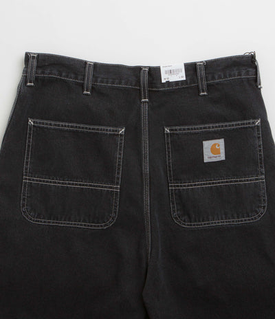 Carhartt Simple Shorts - Black Stone Washed