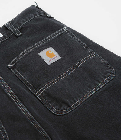 Carhartt Simple Shorts - Black Stone Washed