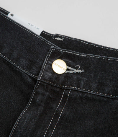 Carhartt Simple Shorts - Black Stone Washed