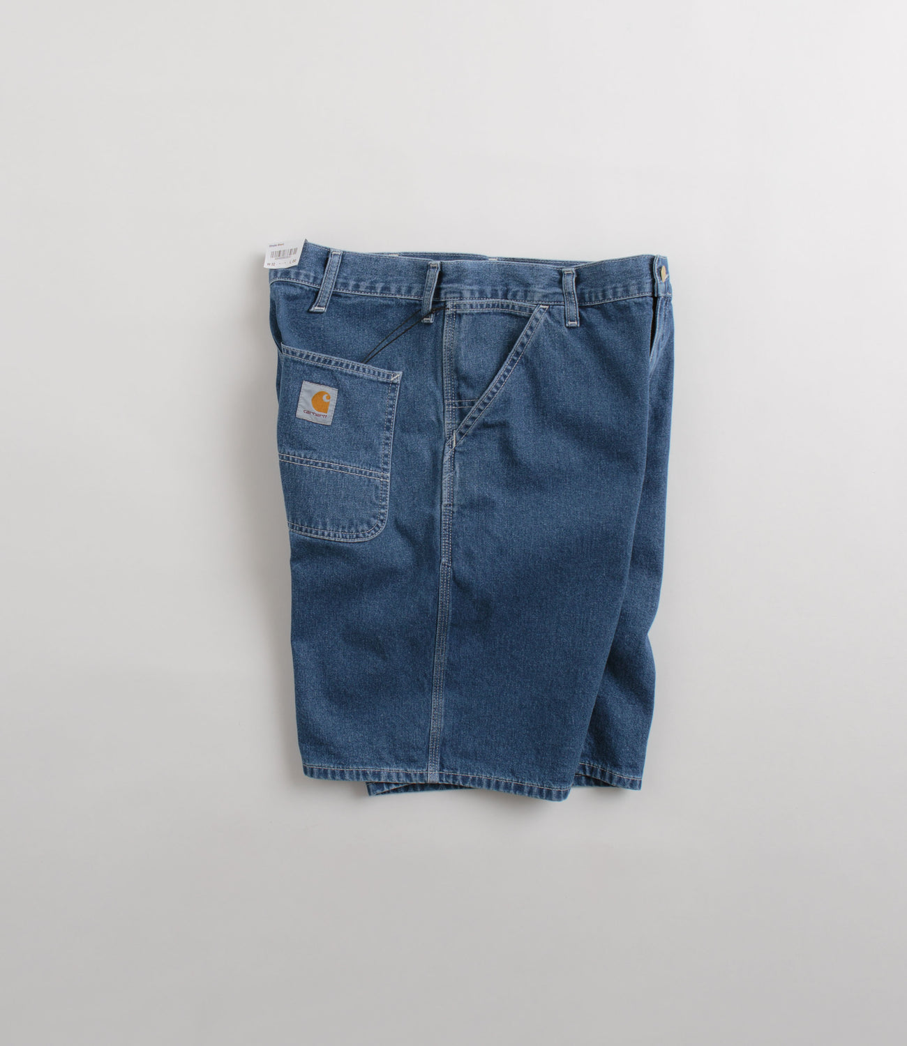 Carhartt Simple Shorts Blue Stone Washed Flatspot carhartt-simple-shorts-blue-stone-washed-flatspot