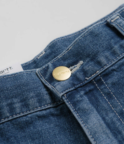 Carhartt Simple Shorts in Blue Stone Washed