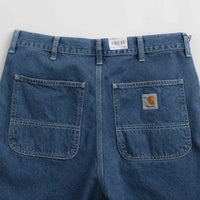 Carhartt Simple Shorts in Blue Stone Washed thumbnail