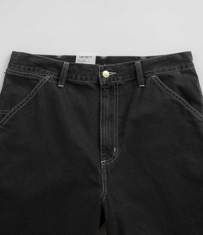 Carhartt Simple Shorts in Heavy Stone Washed Black