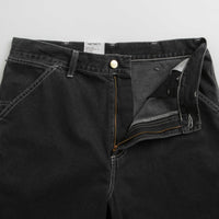 Carhartt Simple Shorts in Heavy Stone Washed Black thumbnail