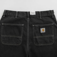 Carhartt Simple Shorts in Heavy Stone Washed Black thumbnail
