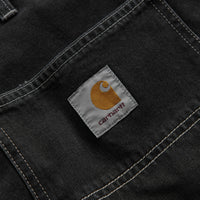 Carhartt Simple Shorts in Heavy Stone Washed Black thumbnail