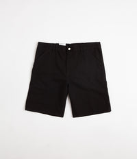 Carhartt Single Knee Shorts in Black Rinsed