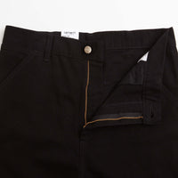 Carhartt Single Knee Shorts in Black Rinsed thumbnail