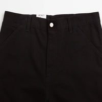 Carhartt Single Knee Shorts in Black Rinsed thumbnail