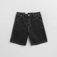 Carhartt Simple Shorts in Heavy Stone Washed Black thumbnail