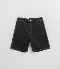 Carhartt Simple Shorts in Heavy Stone Washed Black