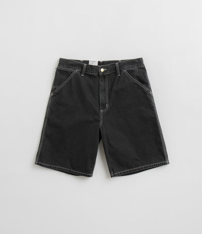 Carhartt Simple Shorts in Heavy Stone Washed Black